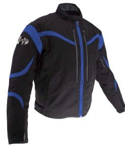 Chamarra Joe Rocket Crossfire para Hombre (Negro/Azul,