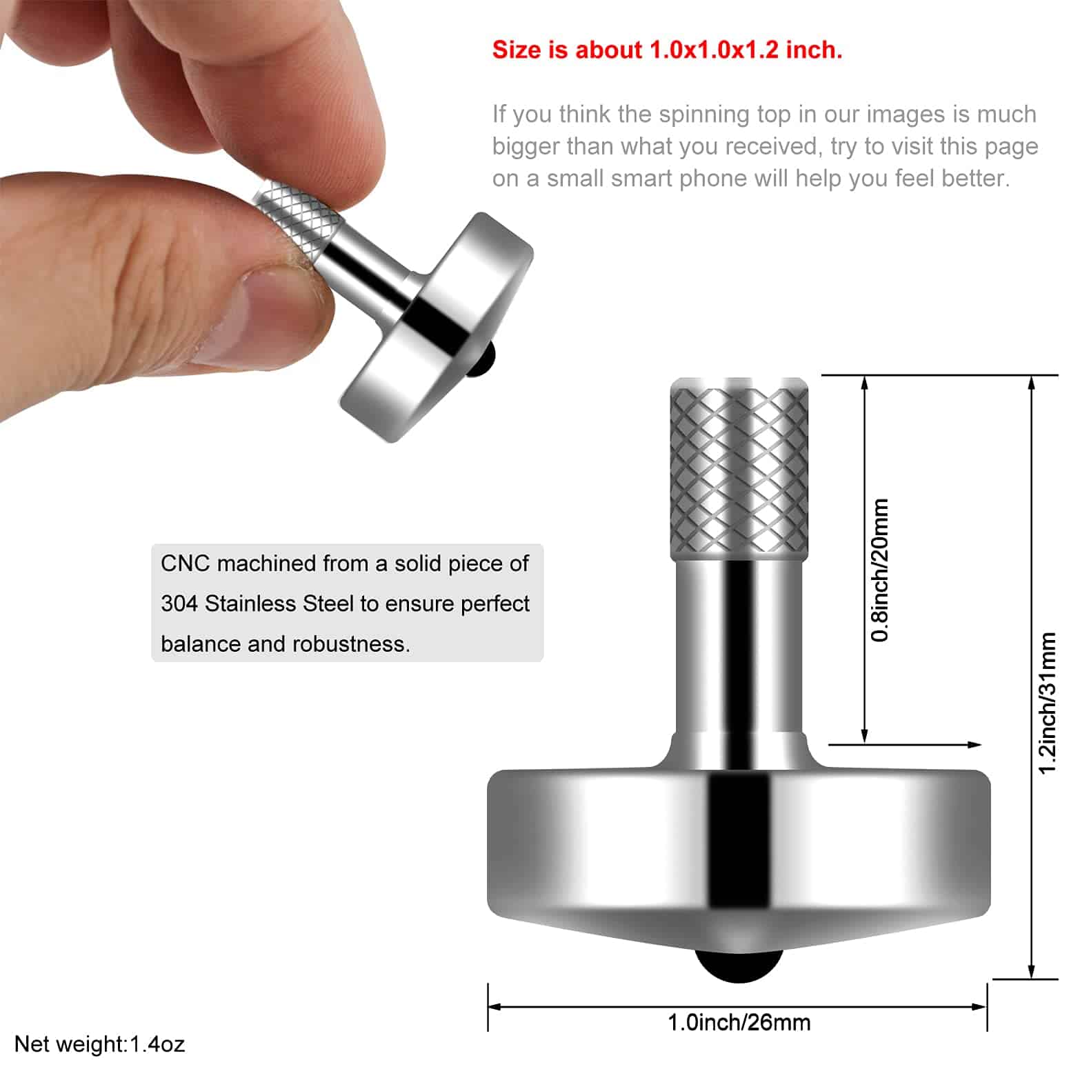 Trompo DjuiinoStar: Larga Duración (5-8 -Plata - Imagen 3