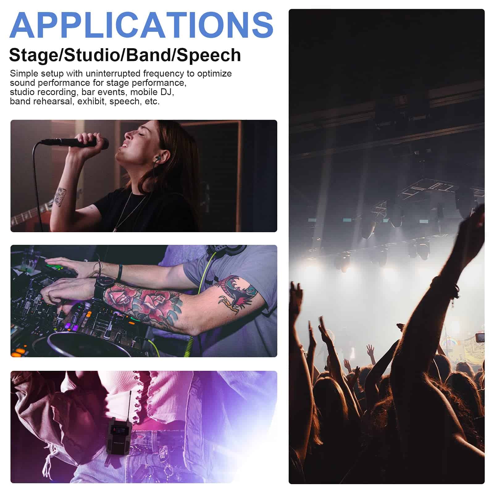 Sistema de Monitor Inalámbrico Phenyx Pro UHF Mono, Sistema - Imagen 6