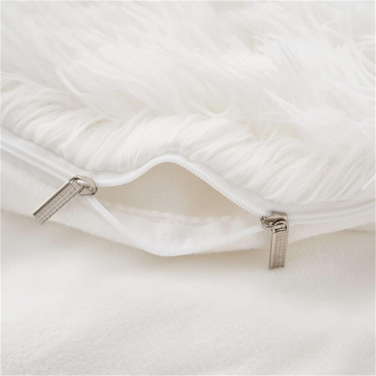 Juego de Funda Nórdica de Piel Sintética Blanca MOOWOO, - Imagen 5