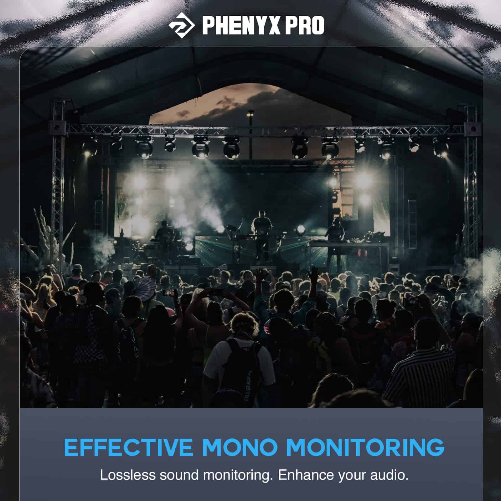Sistema de monitor inalámbrico mono dual Phenyx Pro UHF, - Imagen 5