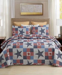 Juego de Cubrecamas Queen MERRY HOME, Juego de 3 Piezas con