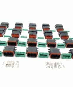 CNKF 10Sets Kit Conector DT a Prueba de Agua Plástico