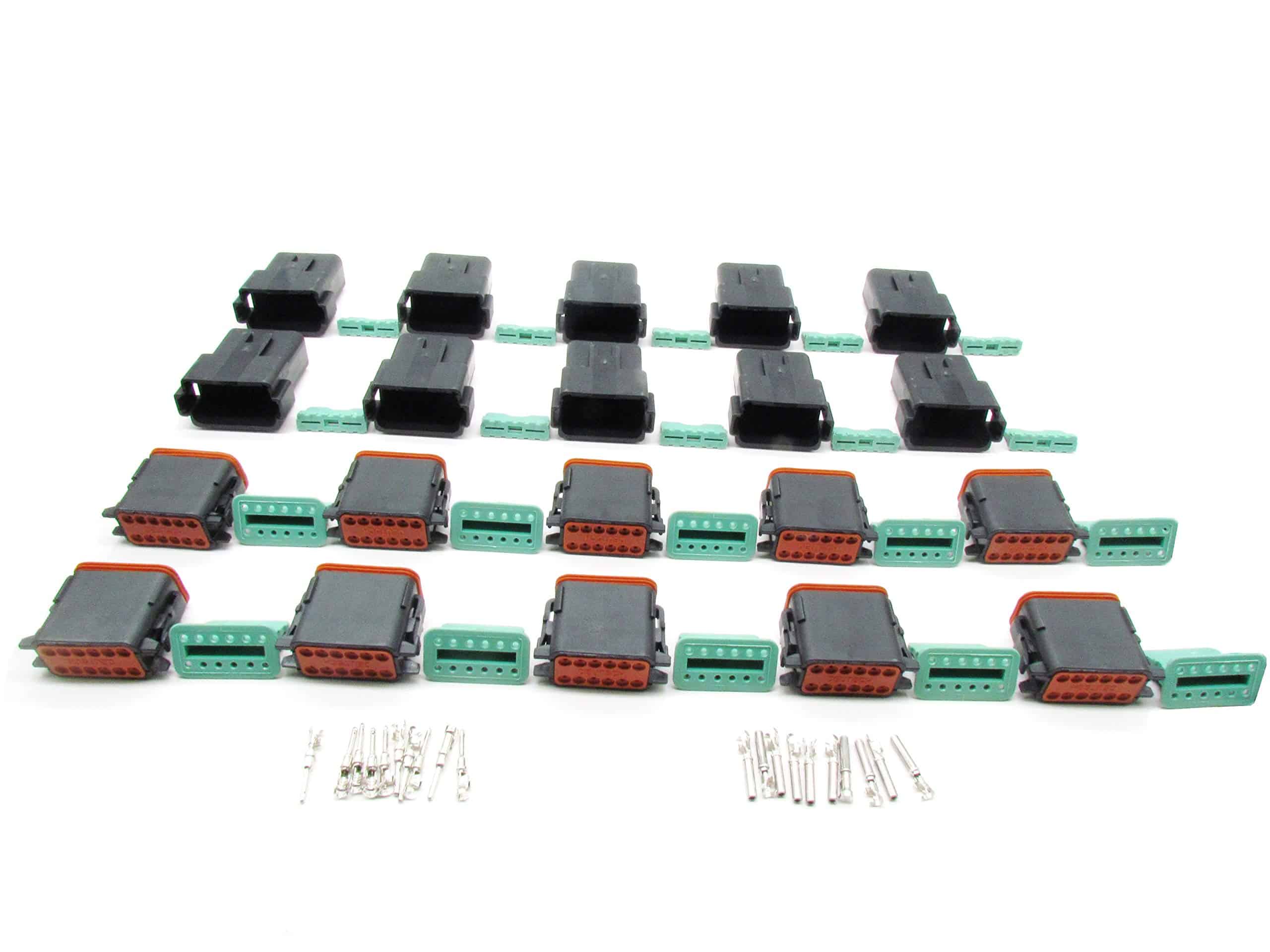 CNKF 10Sets Kit Conector DT a Prueba de Agua Plástico - Imagen 3