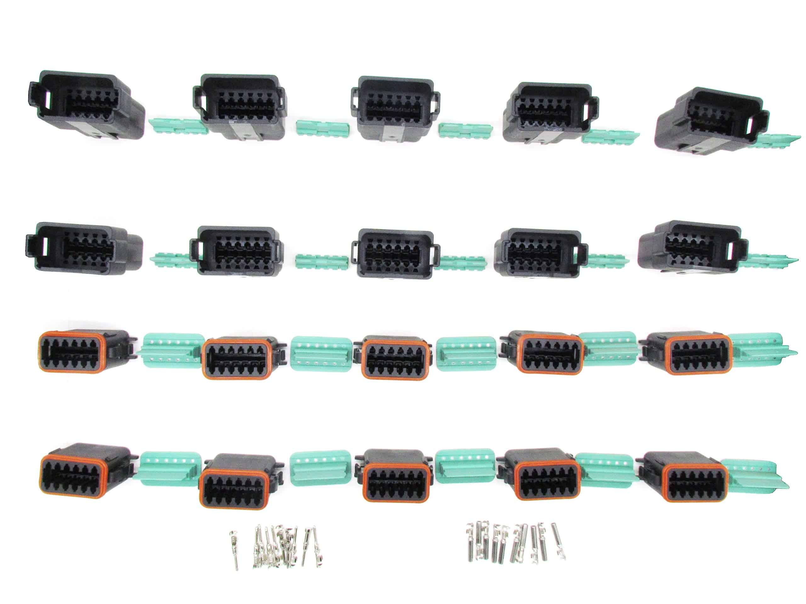 CNKF 10Sets Kit Conector DT a Prueba de Agua Plástico - Imagen 6