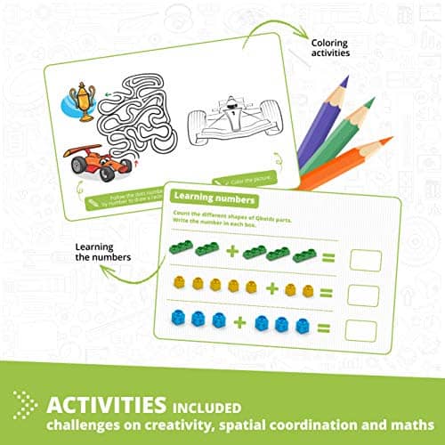 Bloques de Construcción de Coche de Carreras Engino QBOIDZ - Imagen 6