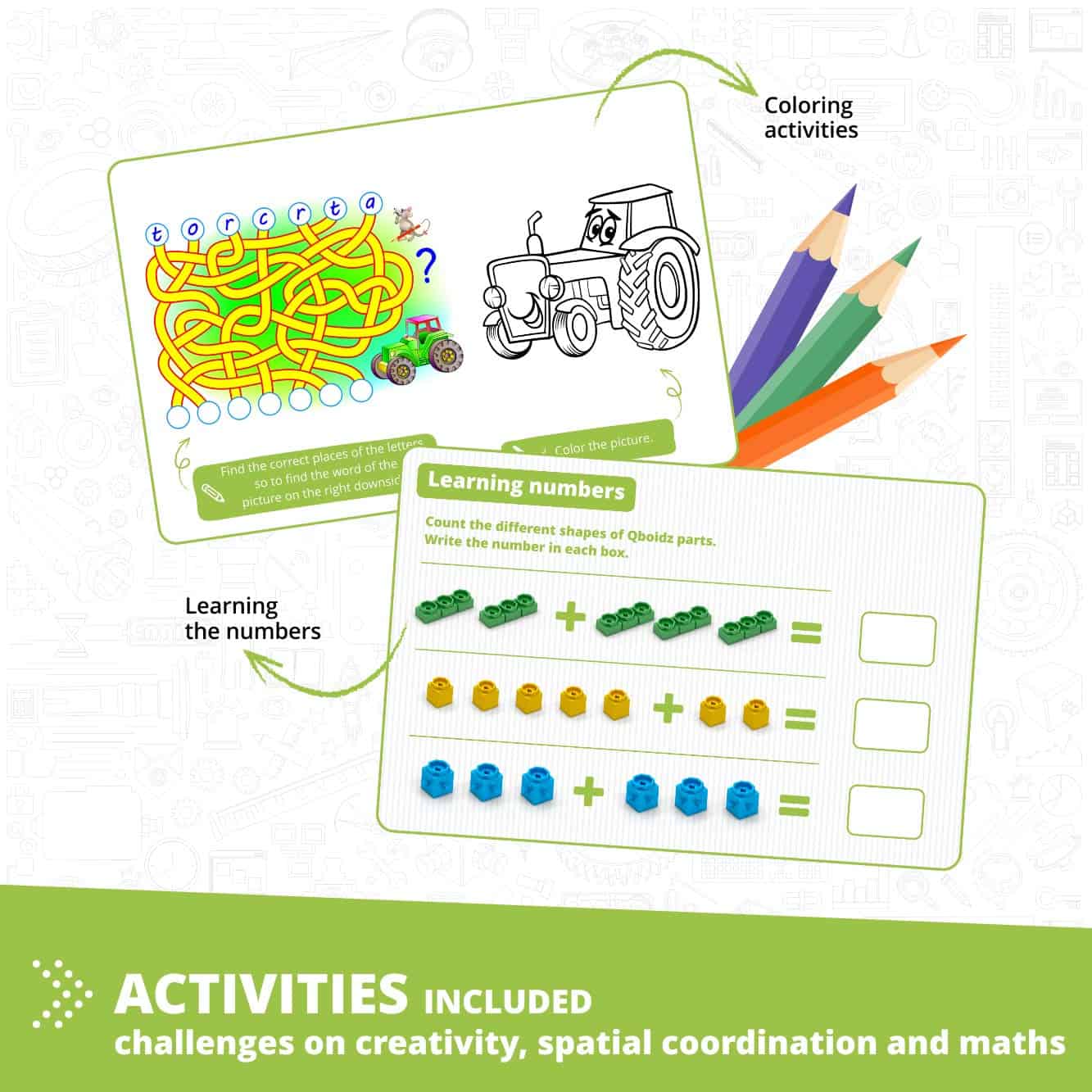 Bloques de construcción Engino QBOIDZ Harvest Hero Farm - Imagen 6