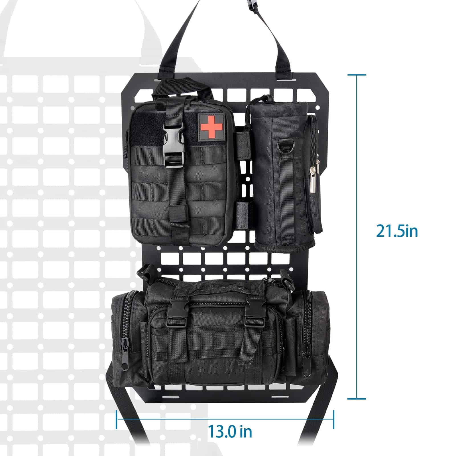 Panel de Inserción de Aluminio Rígido Molle Táctico AL4X4 - Imagen 8