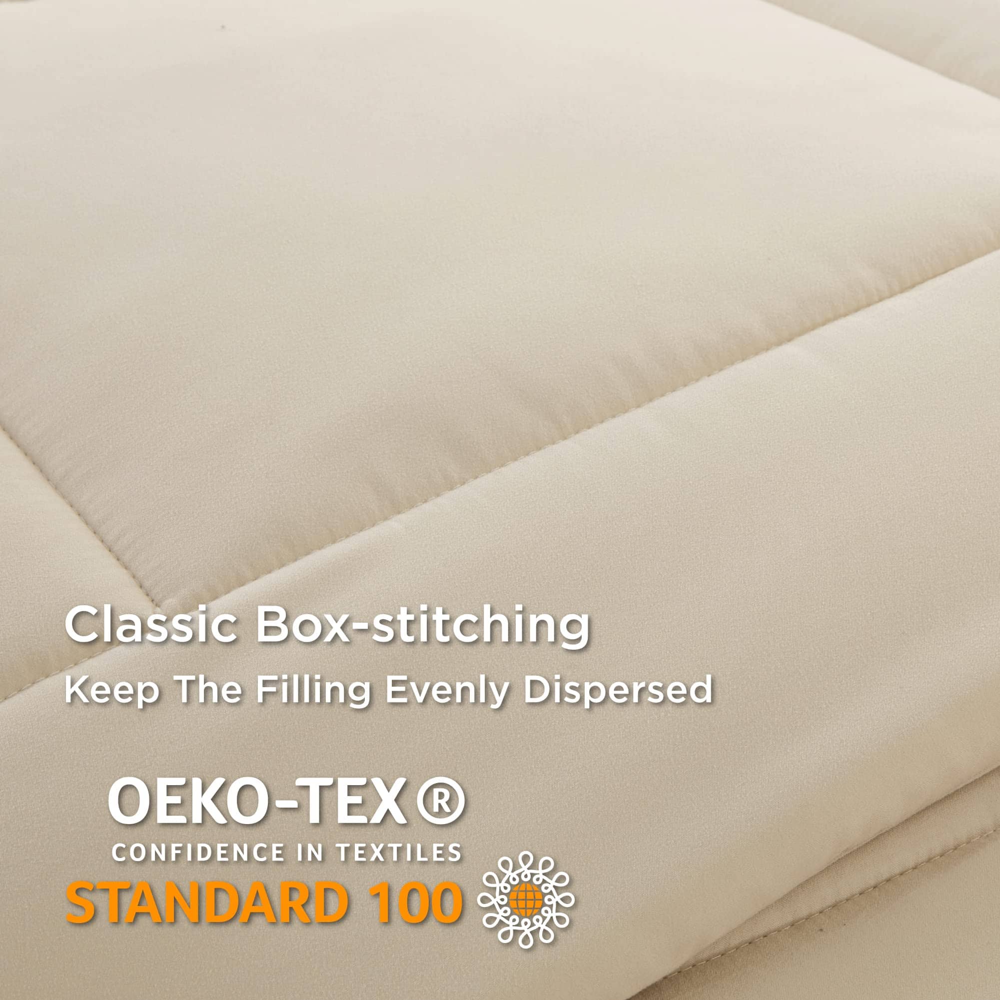 Edredón de Confort Bedsure - Edredones -Beige - Imagen 6