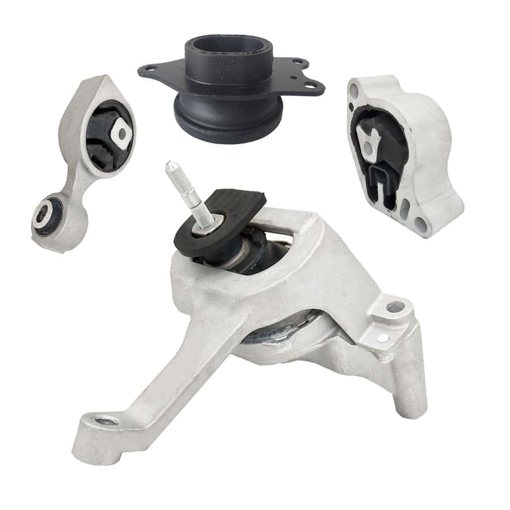 Kit de soportes de motor y transmisión 4pcs Compatible con