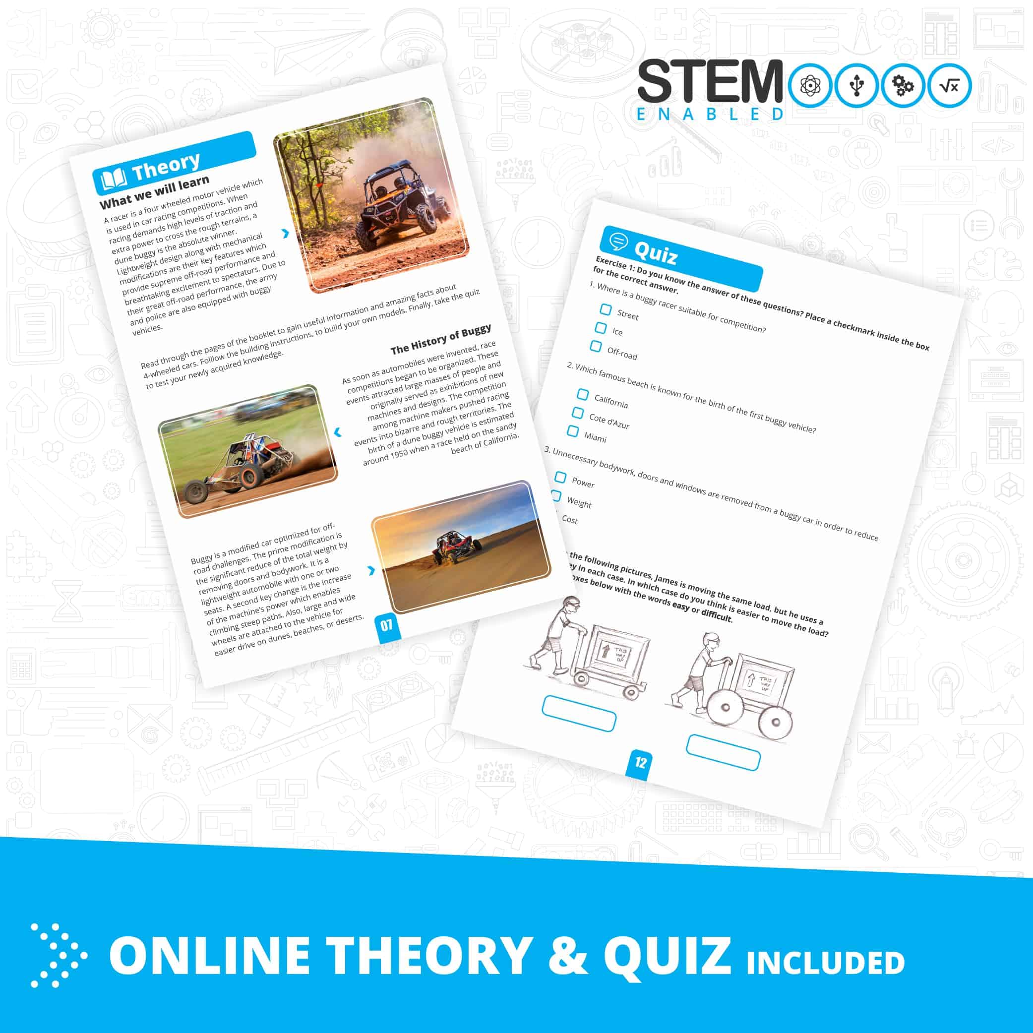 Engino- Inventor STEM Toys, Moto 4 Ruedas Extrema - Imagen 6