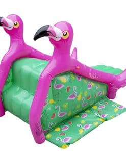 Tobogán acuático gigante inflable de flamenco para piscina