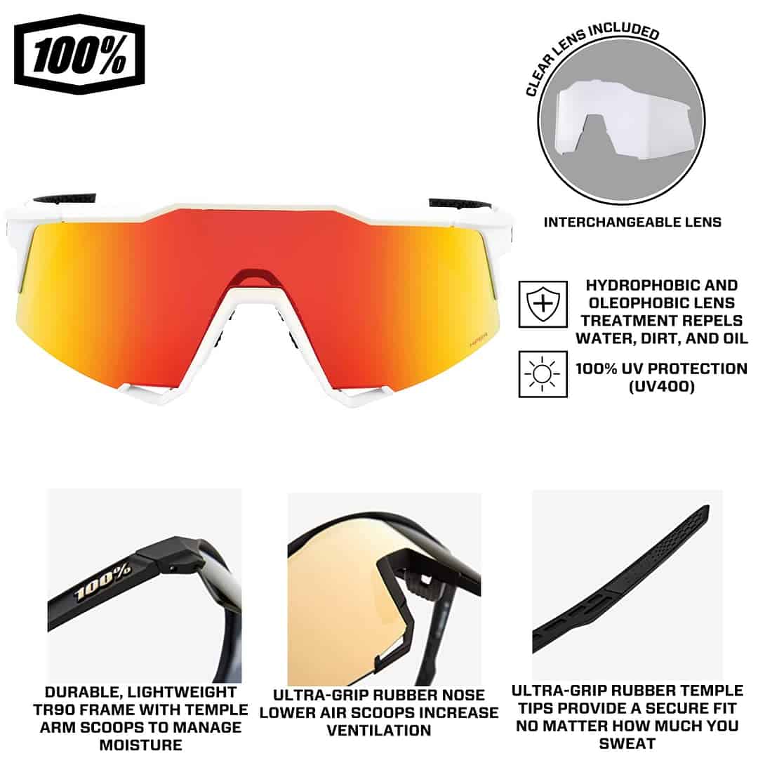 Lentes de sol para ciclismo 100% SPEEDCRAFT Sport - Imagen 5