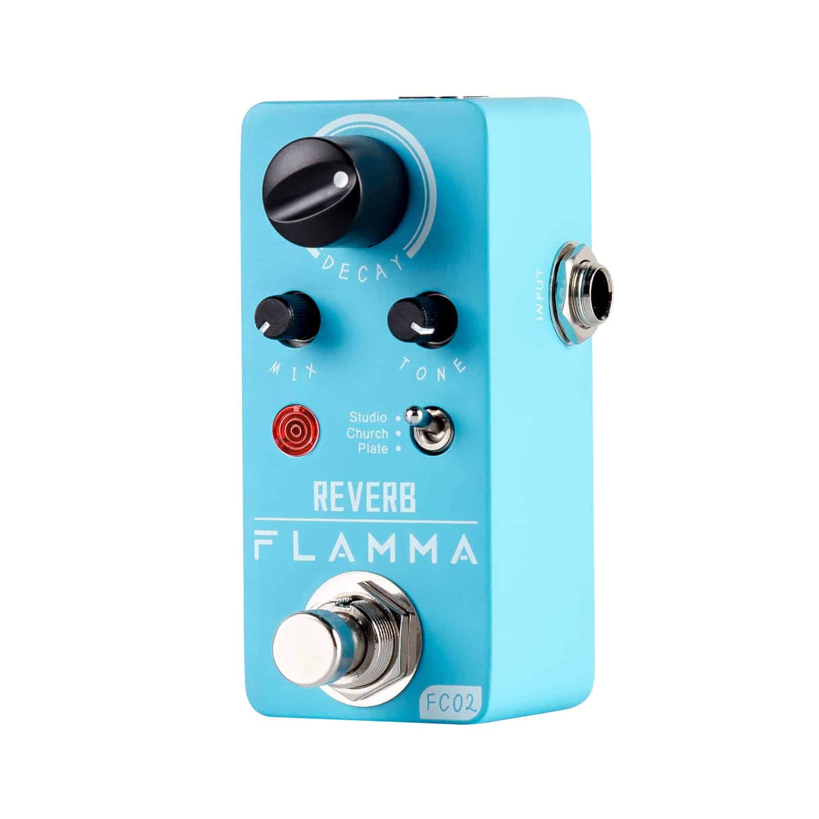 Pedal de Reverb Digital FLAMMA FC02 Mini para Guitarra con