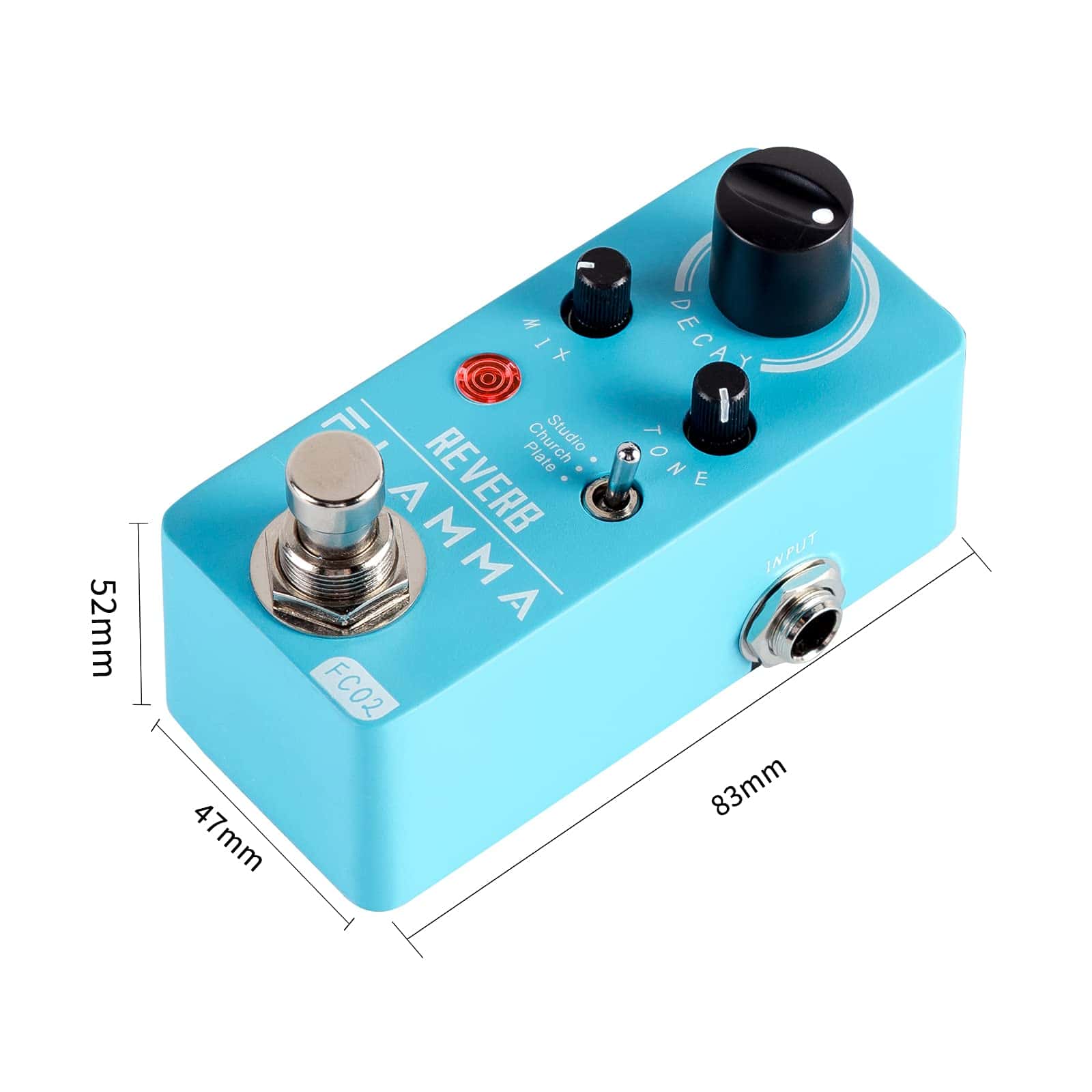 Pedal de Reverb Digital FLAMMA FC02 Mini para Guitarra con - Imagen 9