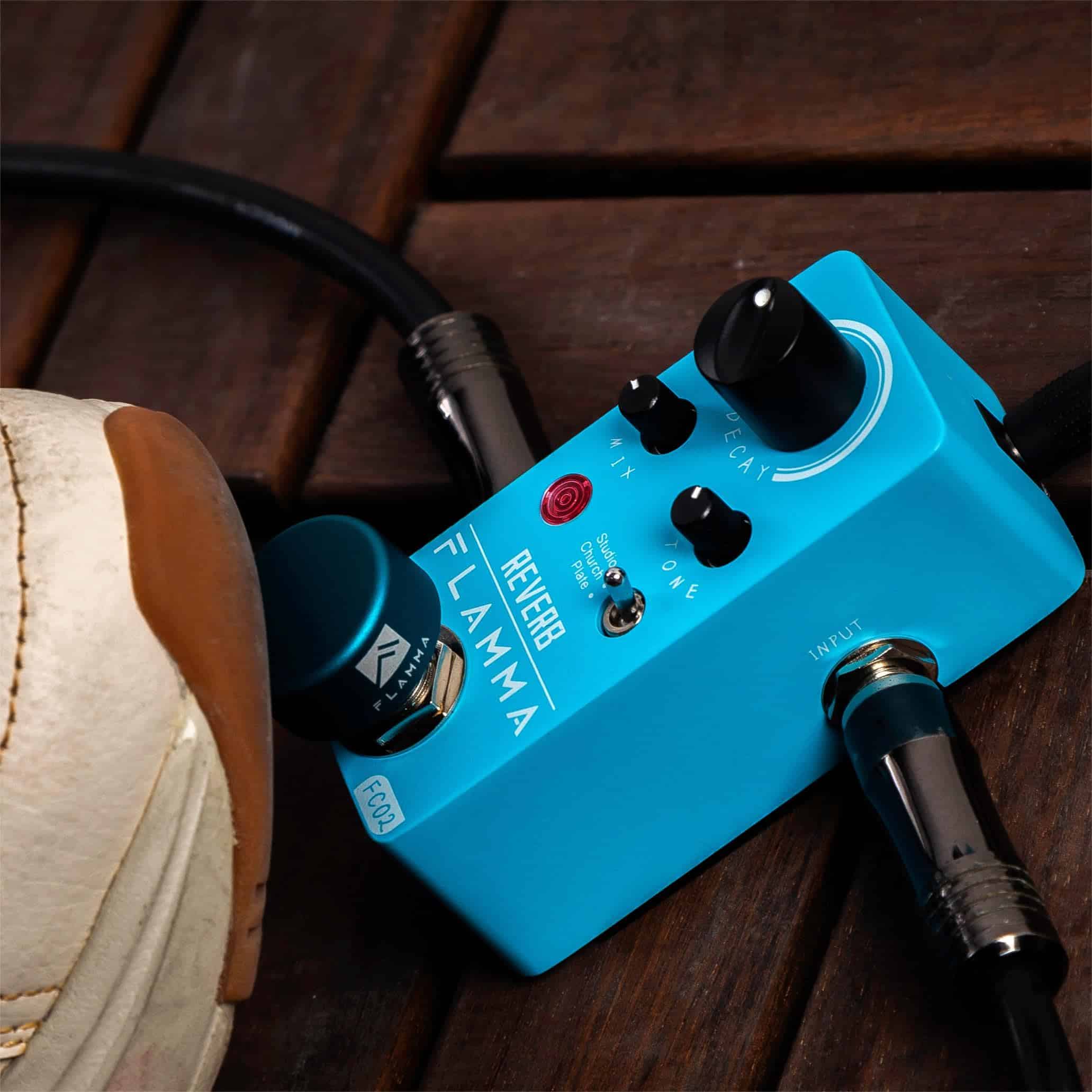 Pedal de Reverb Digital FLAMMA FC02 Mini para Guitarra con - Imagen 8