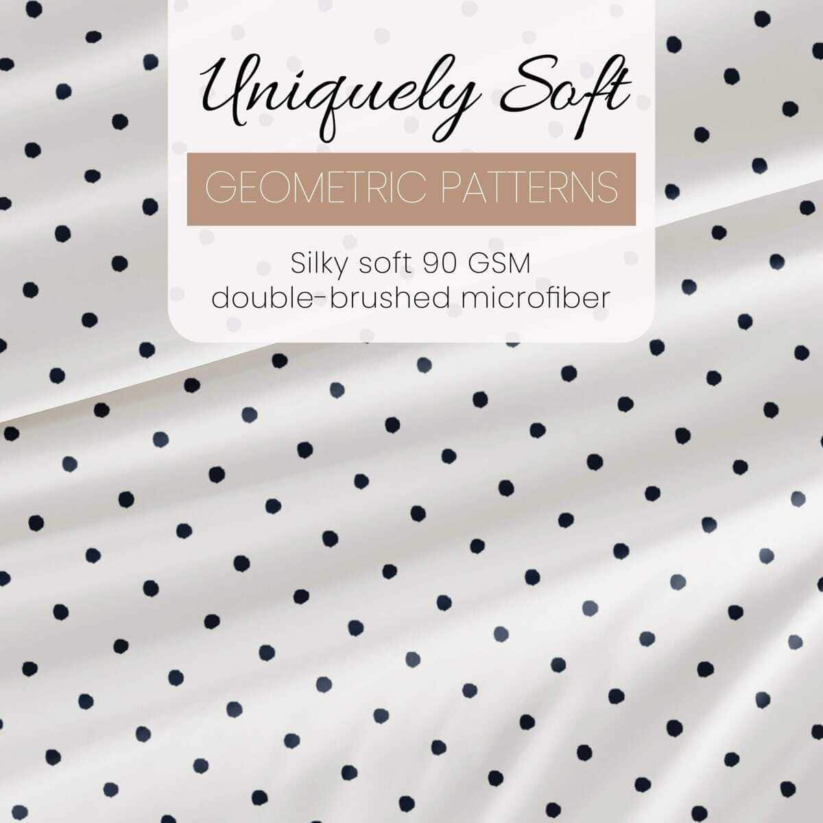 Juego de sábanas de cama de microfibra estampada de doble - Imagen 7