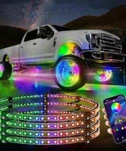 Luces LED de Anillo de Rueda de Doble Fila de 15.5" Forten