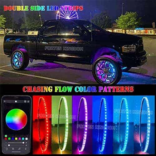 Luces LED de Anillo de Rueda de Doble Fila de 15.5" Forten - Imagen 3