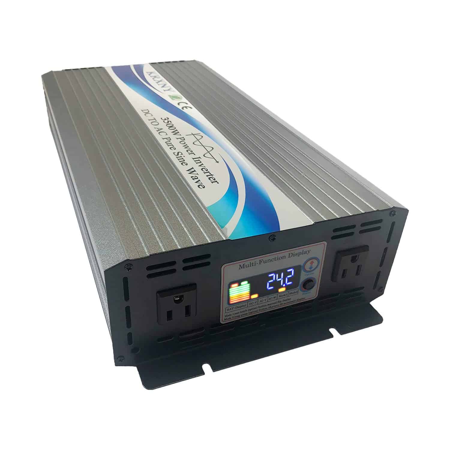 Inversor de Corriente KRXNY 3500W 24V DC a 110V 120V AC