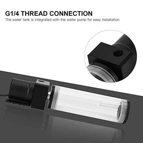 ciciglow Combo de Bomba y Depósito, 19W 12V Bomba de Agua - Imagen 6