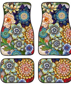 TOADDMOS Tapetes de Piso para Automóvil con Estampado