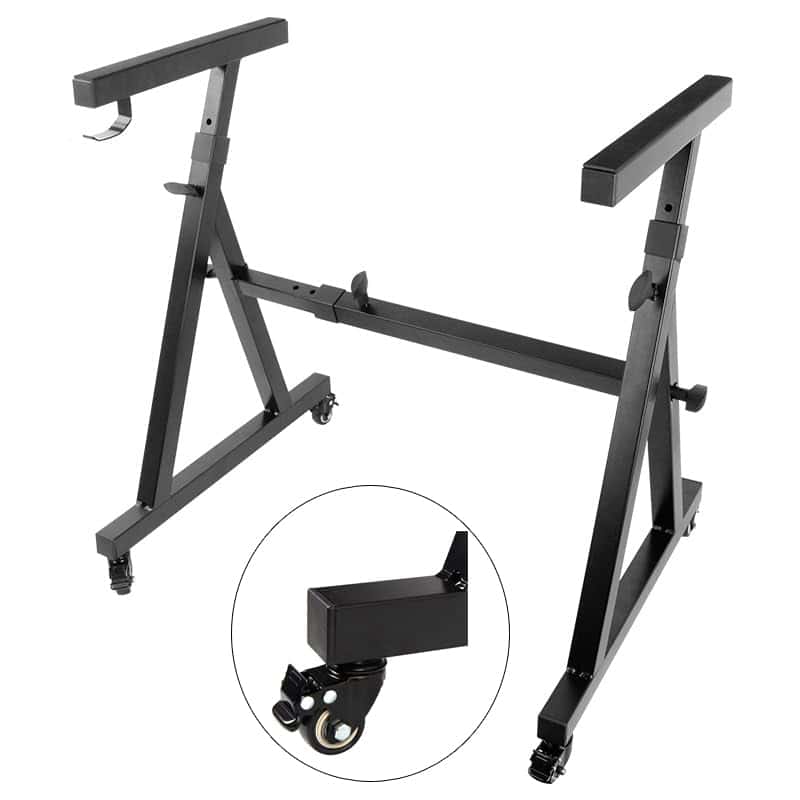 Soporte para teclado Duramex Heavy Duty Z-Style con ruedas - Imagen 3