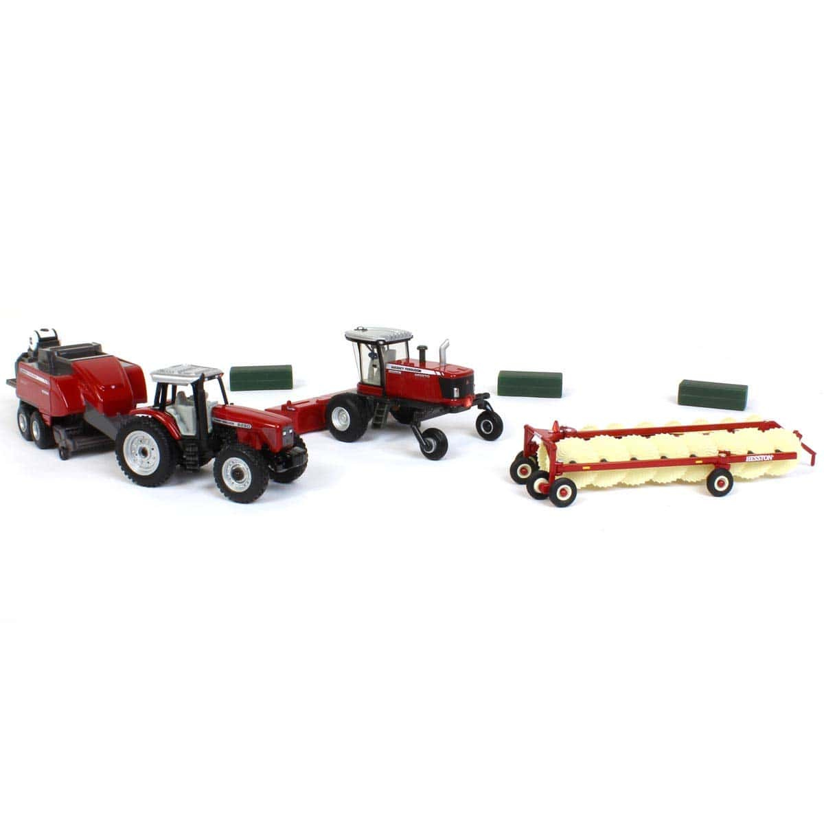 Set de Heno de 4 Piezas Massey Ferguson 1/64 Incluye - Imagen 3
