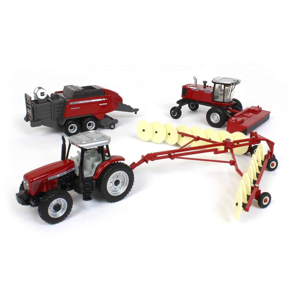 Set de Heno de 4 Piezas Massey Ferguson 1/64 Incluye - Imagen 4