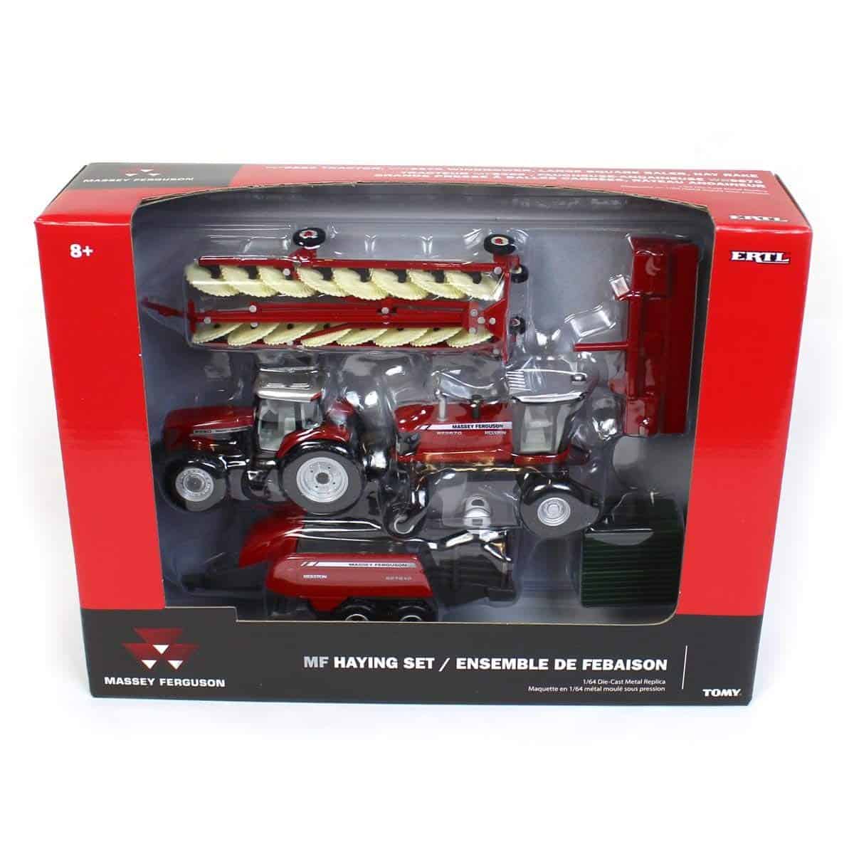Set de Heno de 4 Piezas Massey Ferguson 1/64 Incluye - Imagen 9