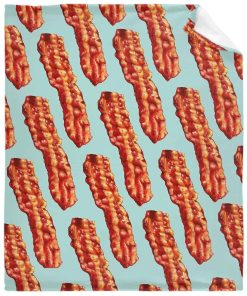 Manta de tocino suave, esponjosa, acogedora y cálida de