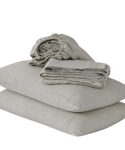 Juego de Sábanas de Lino Berklan Tamaño King 100% Lino