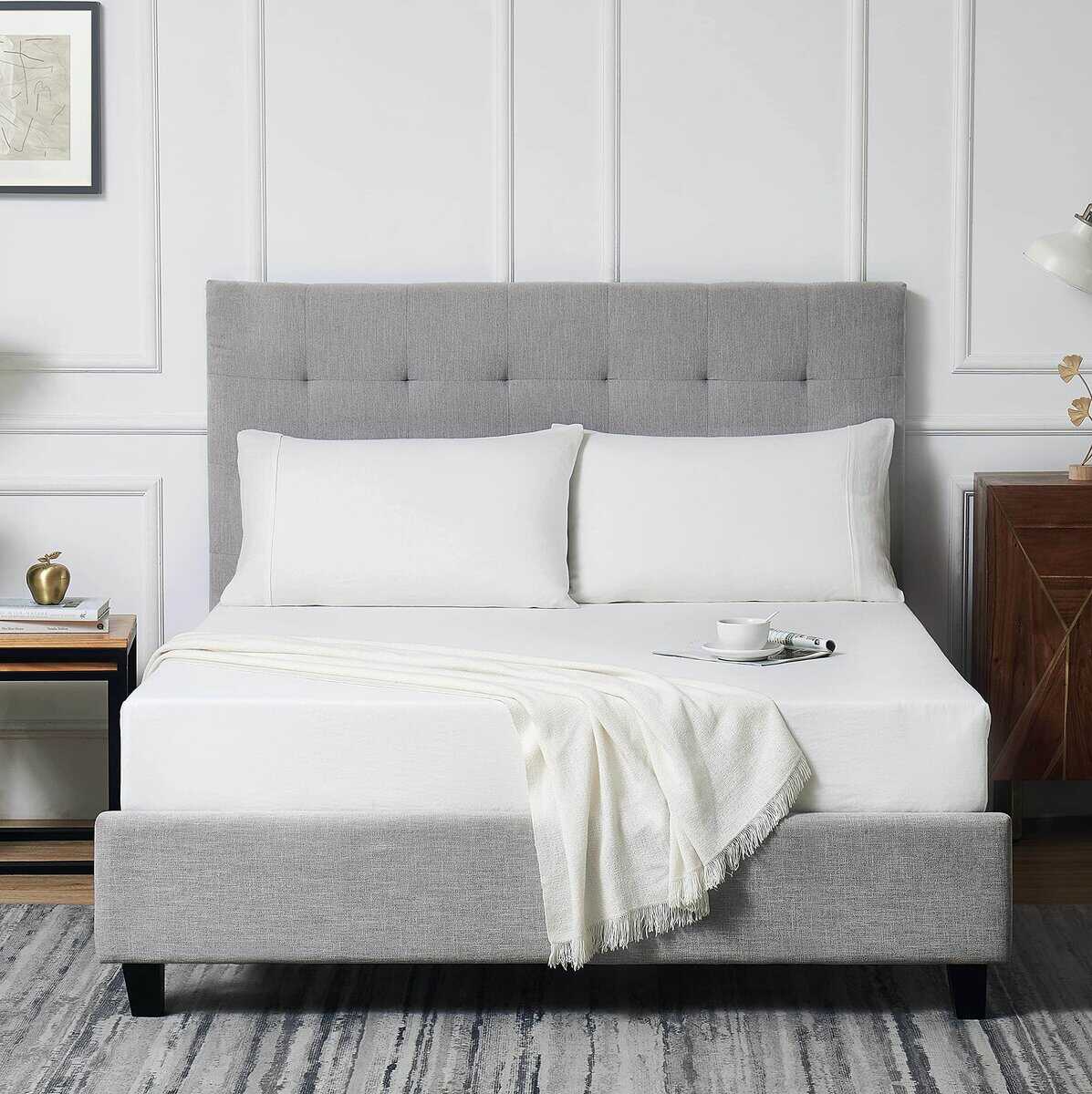 Sábana Ajustable de Lino Berklan 100% Lino -Blanco Roto