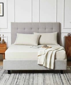 Sábana ajustable de lino Berklan Juego de sábanas de lino