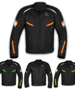 Chamarra de motociclista FTX para hombres, Armadura de