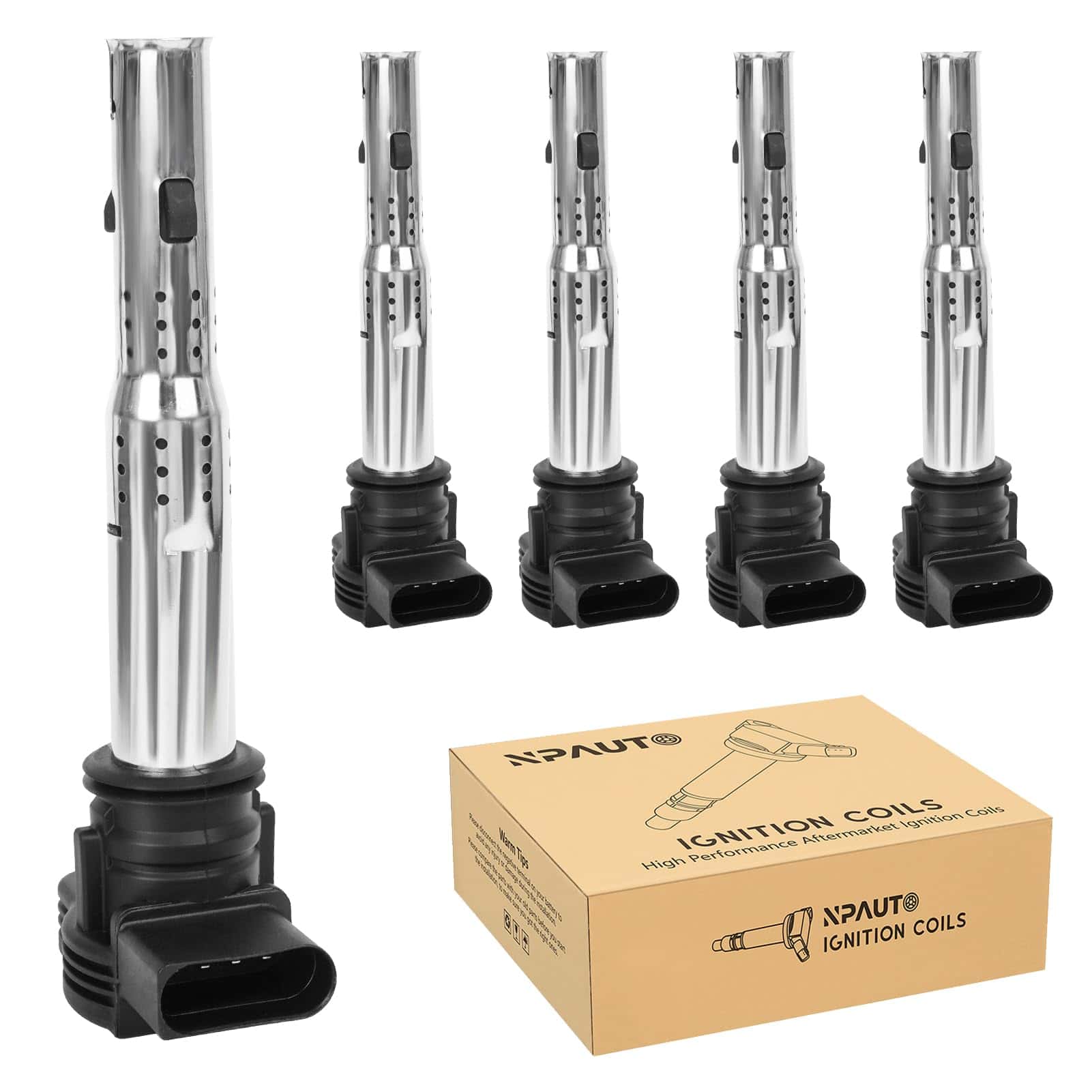 Conjunto de 5 bobinas de encendido para Audi A3 A4 A5 A6 Q3