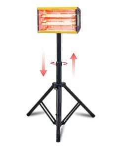 Lámpara de curado de pintura infrarroja de onda corta