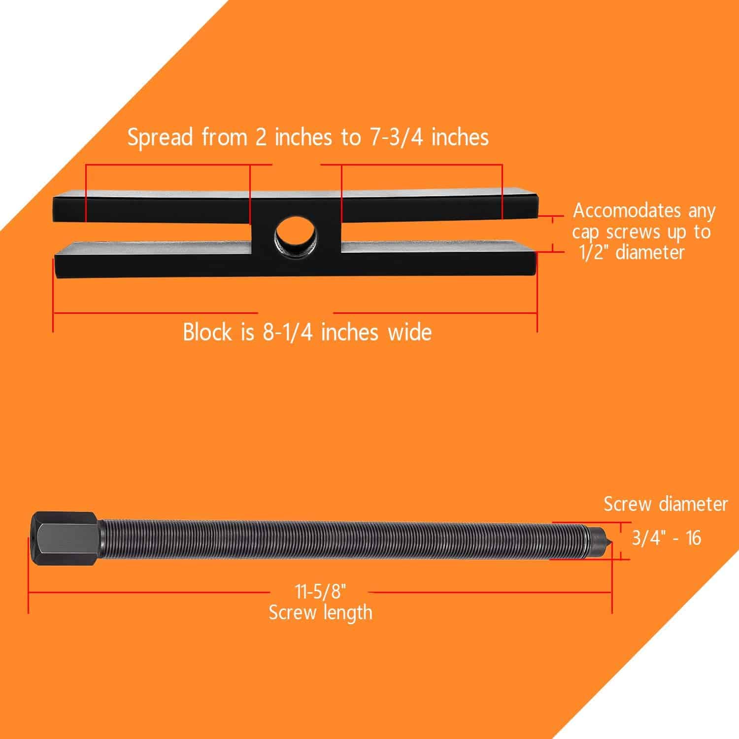 Conjunto de Extractores de Engranajes y Poleas Grandes - Imagen 6