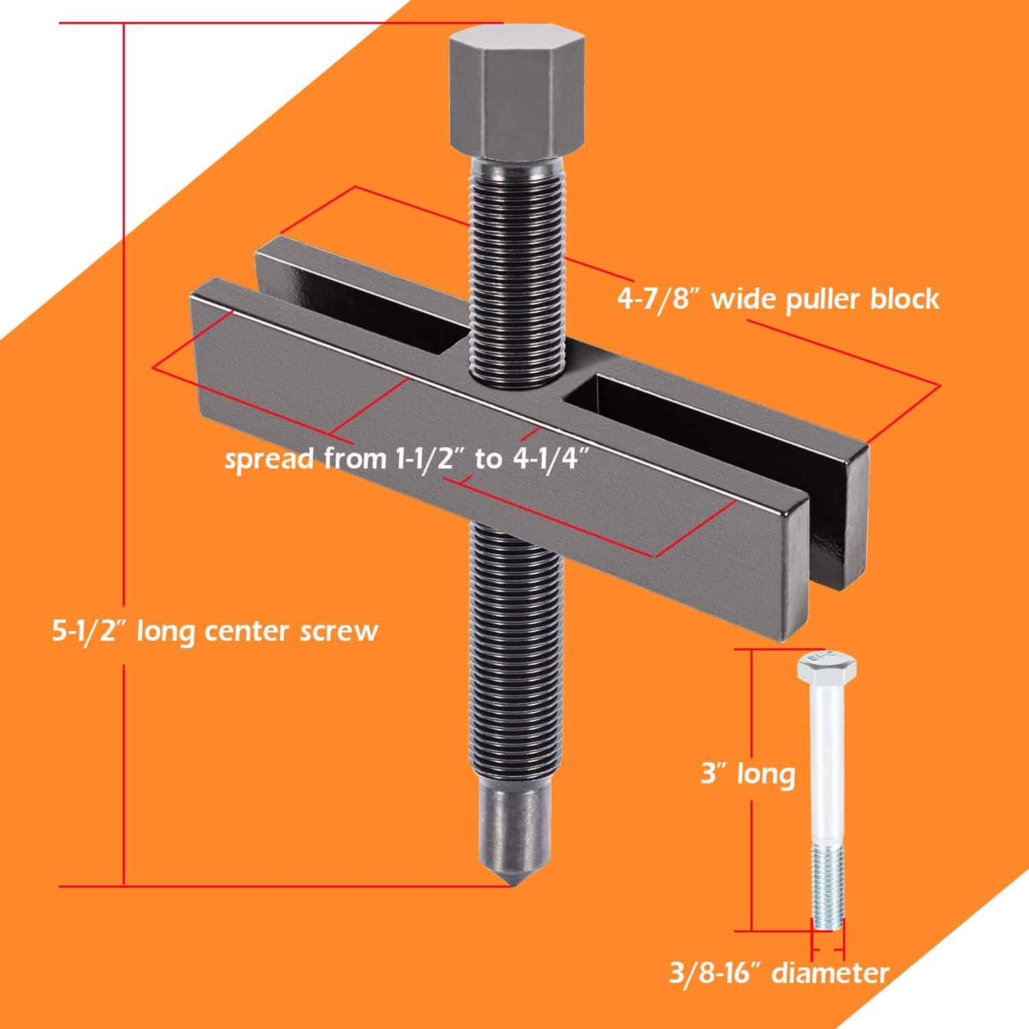 Conjunto de Extractores de Engranajes y Poleas Grandes - Imagen 4