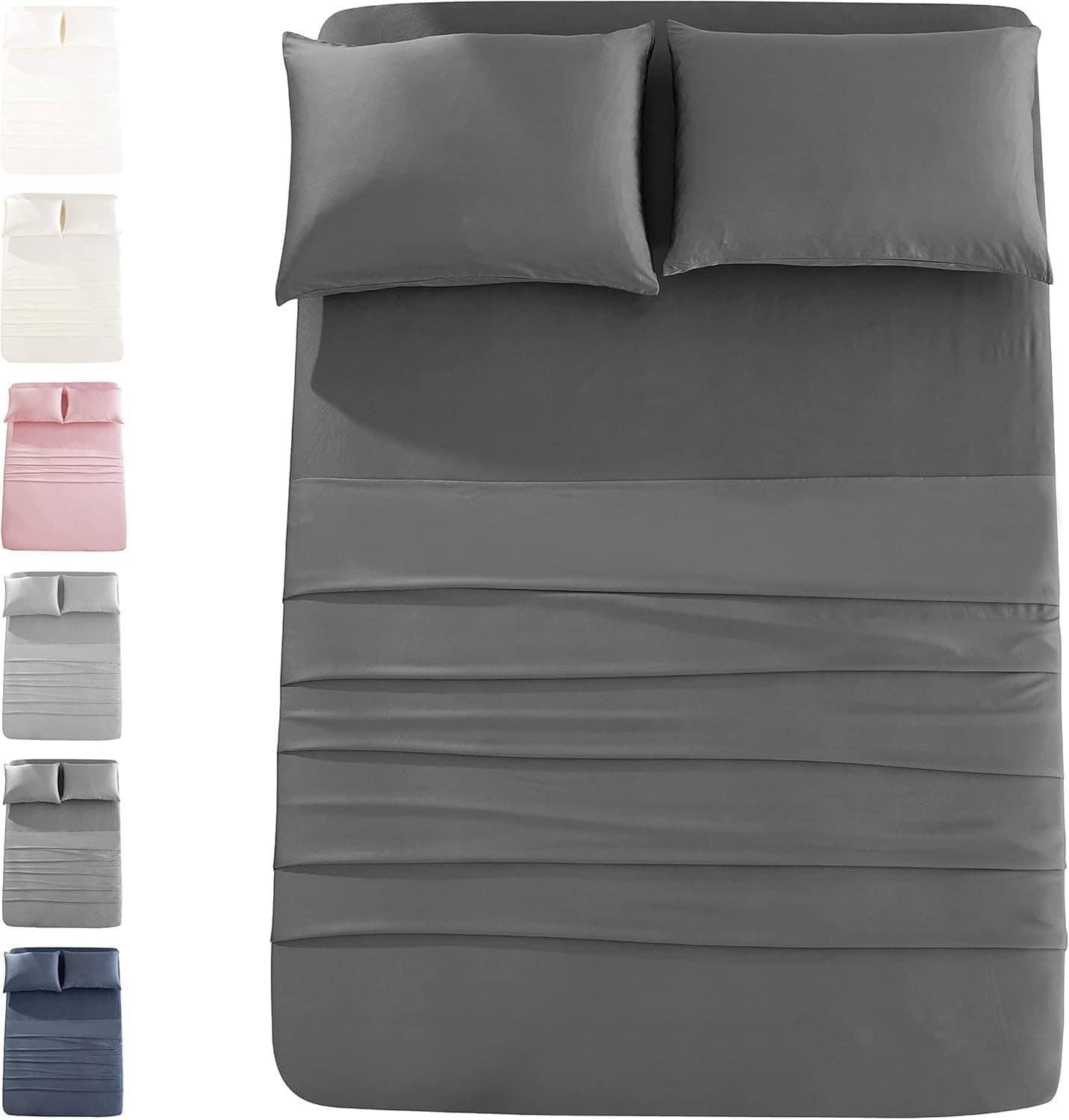 JOMO - Juego de Sábanas de Bambú Refrigerante Tamaño Queen