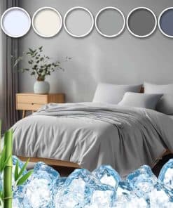 Juego de sábanas de Bamboo de Viscosa Queen - Juego de