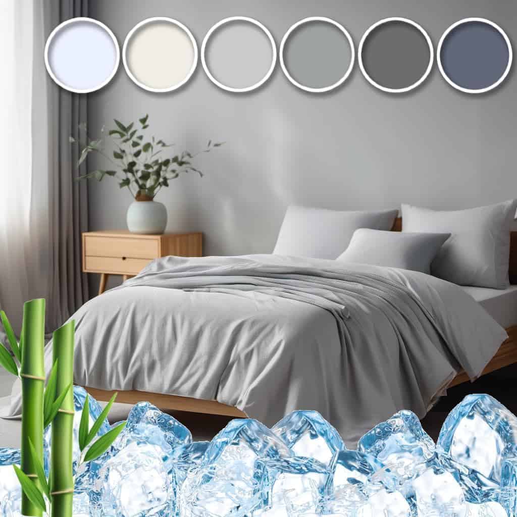 Juego de sábanas de Bamboo de Viscosa Queen - Juego de