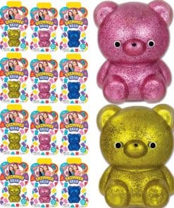 Juguete de Oso de Goma Elástico JA-RU (24 Ositos Variados)