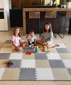 Tapete de juego suave y no tóxico MioTetto de 36 piezas