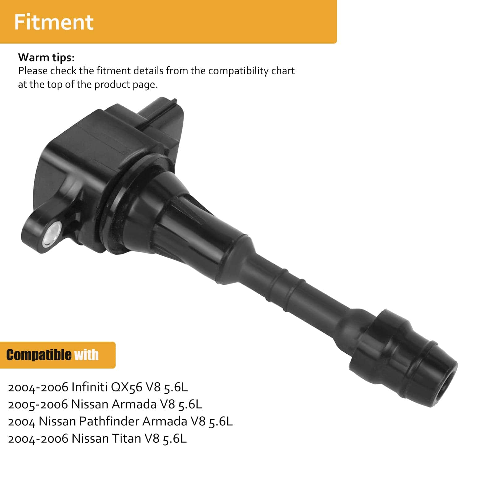 Paquete de bobina de encendido Compatible con 5.6 V8 2004 - Imagen 4