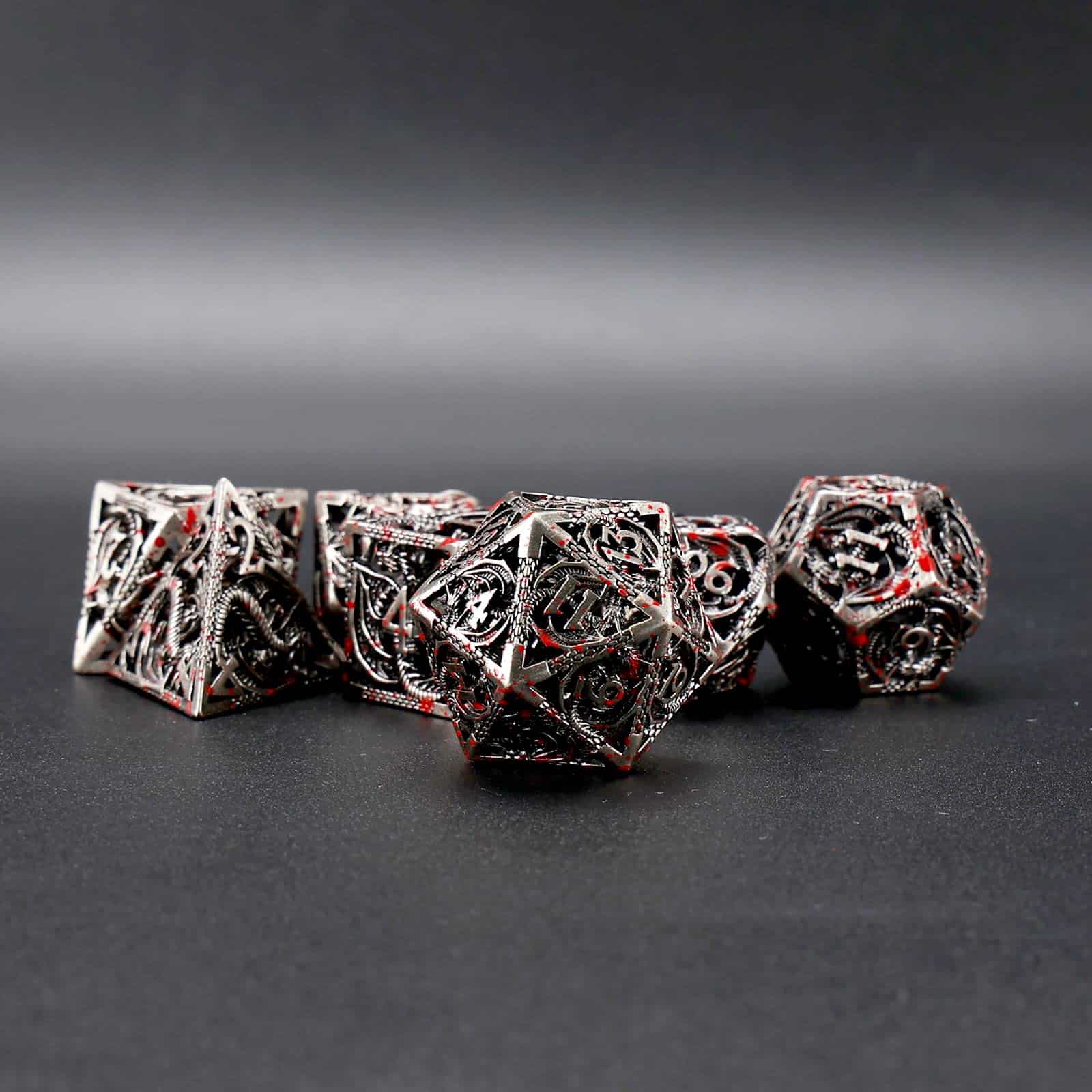 AncientDeer 7 dados de metal poliédricos DND, Nuevo juego - Imagen 9