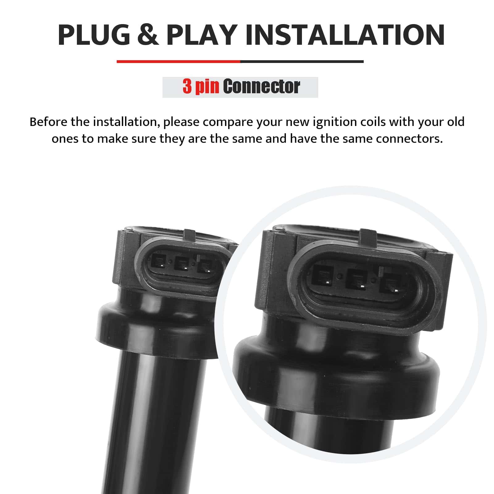 Paquete de bobinas de encendido NPAUTO compatibles con V6 - Imagen 6