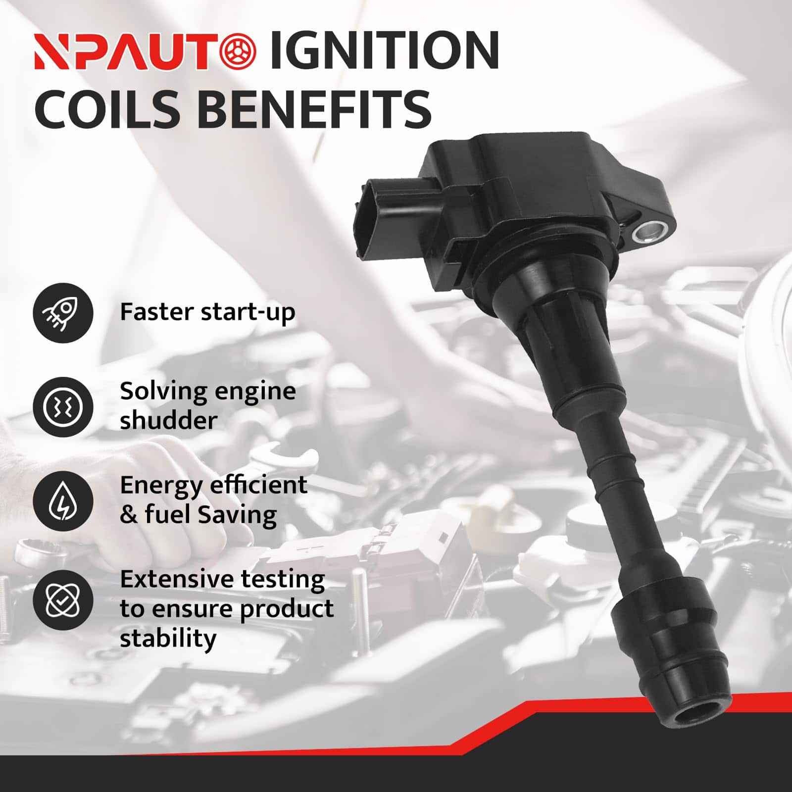 Paquete de Bobinas de Encendido compatible con V8 5.6 5.6L - Imagen 3