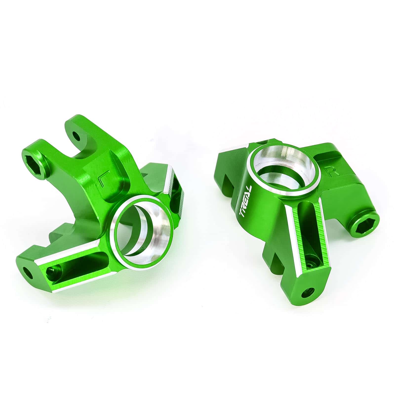 Treal Aluminum 7075 Front Steering Knuckels -Verde