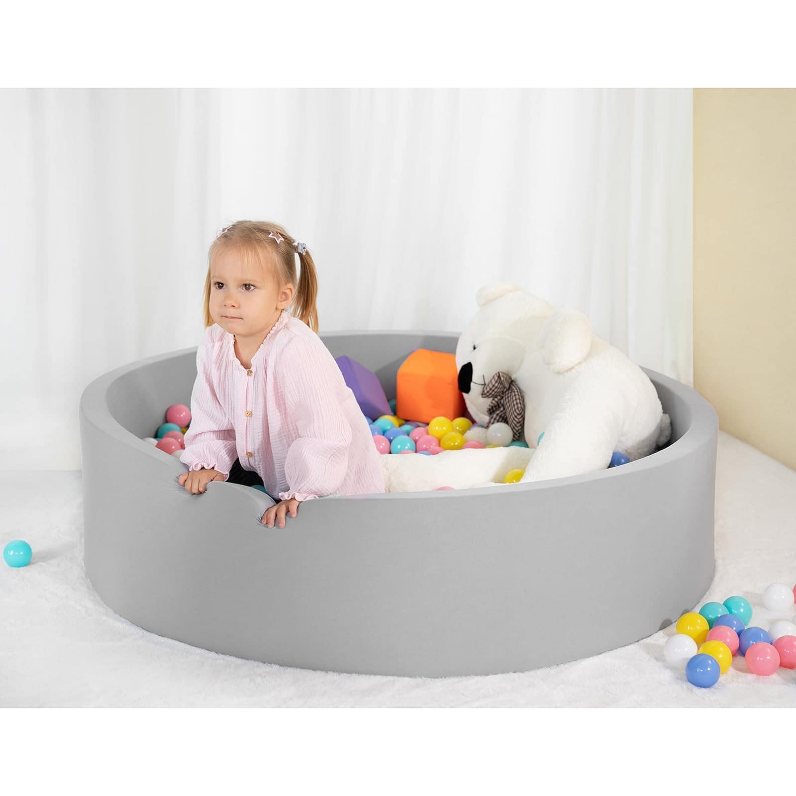 UHAPPYEE Gran Piscina de Bolas Extra Grande para Niños - Imagen 4